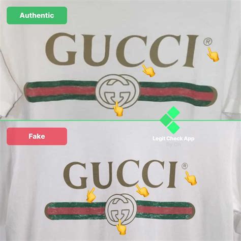 fake gucci tee vs real|gucci legit check.